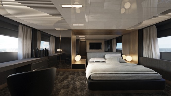 Ferretti Yachts 850 - master cabin