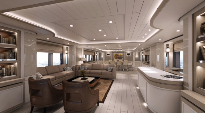 Hull F76 - Main saloon