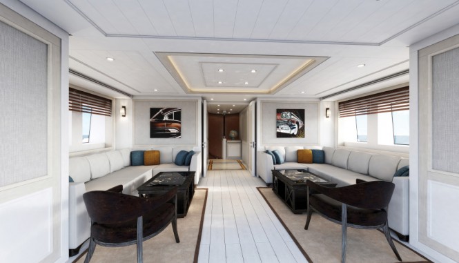 Hull F76 - Upper saloon