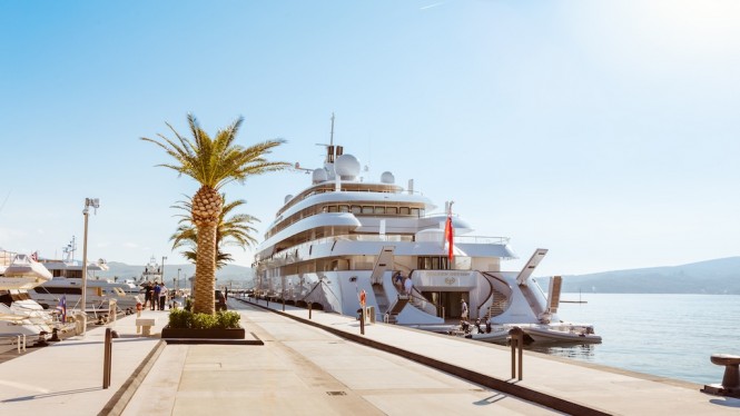 Superyacht Golden Odyssey at Porto Montenegro