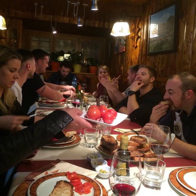 Typical dinner at Casa Perú (Baguergue) courtesy of BWA Yachting