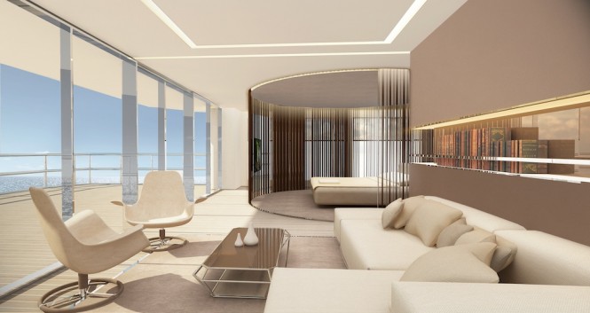 54m Superyacht Project by m2atelier  - owner suite