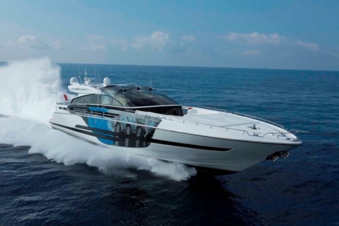 High performance superyacht Astro: max speed 50 kn