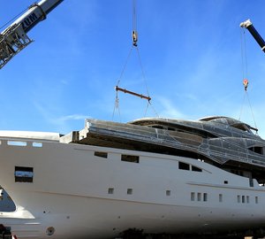 Bilgin Yachts Join Hull & Superstructure of 47.6m Bilgin 156-II superyacht