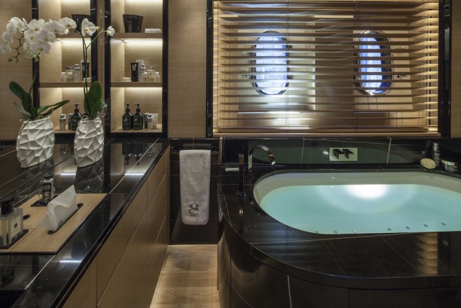 EIGHT - lower deck VIP bathroom