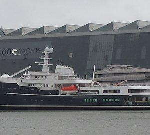 77.4M Mega Yacht LEGEND Launched at Icon Yachts