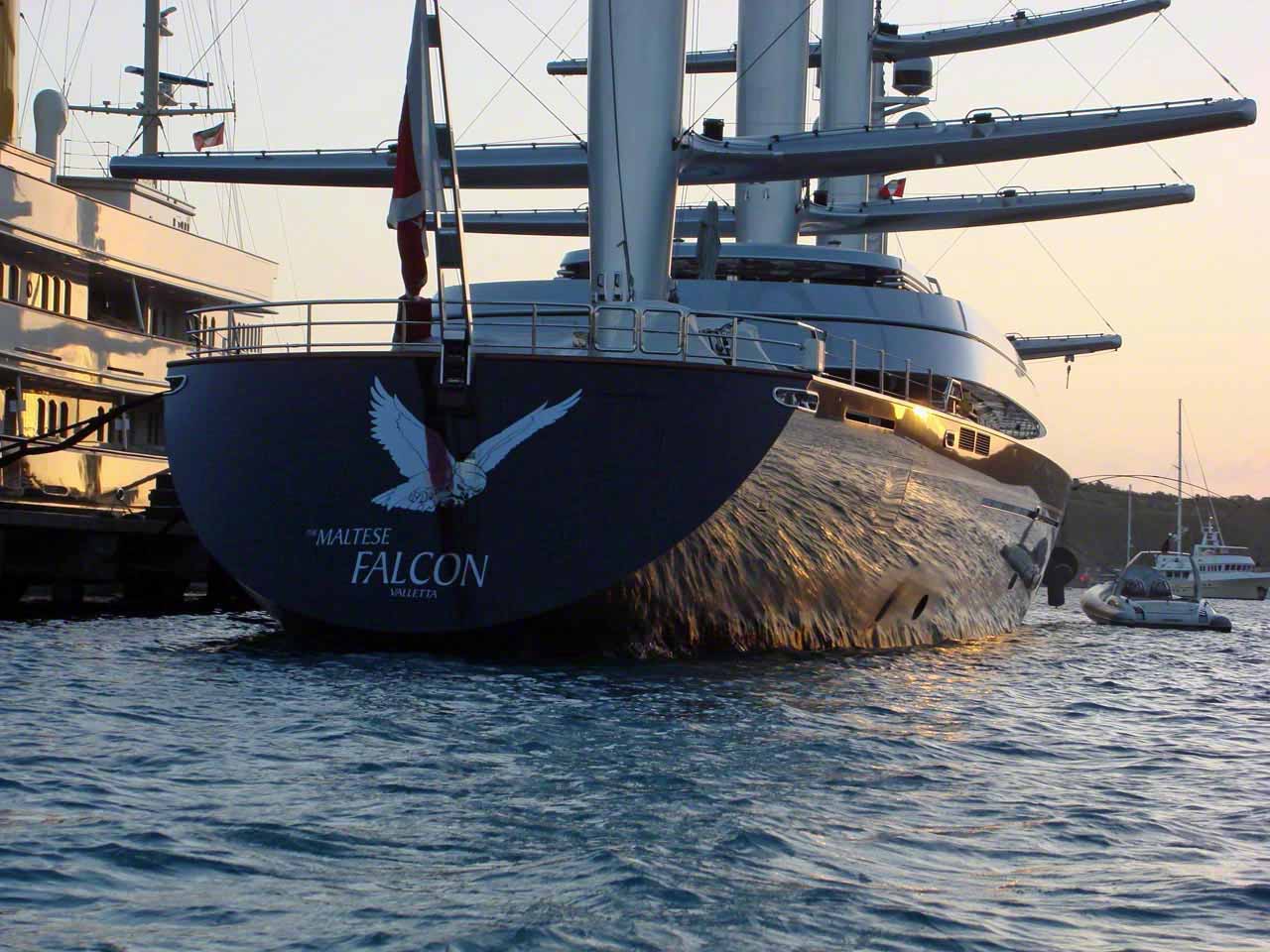maltese falcon yacht collision