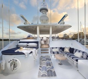 No Delivery Fees For Westport 112 Motor Yacht OASIS in the Bahamas in Early May