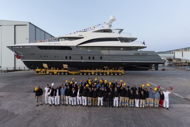 SARP 46 launched at Sarp Yachts - Photos  by Hakan Yesil