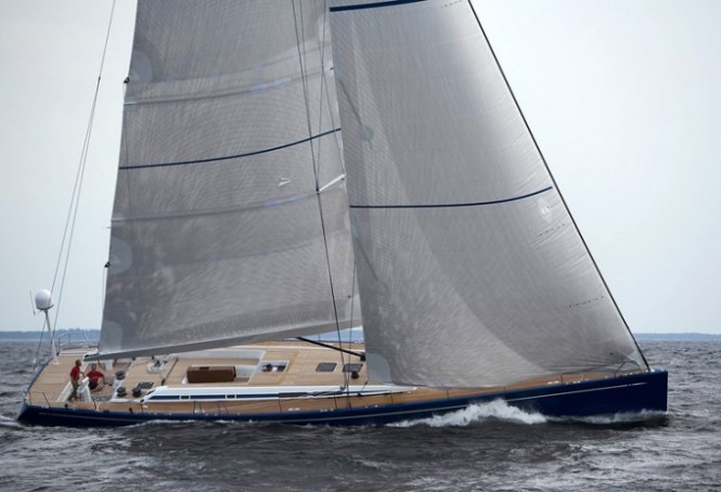 The 25m sailing yacht Swan 80-680