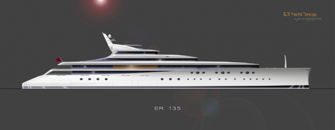 135m Mega Yacht Concept by Ivan Erdevicki