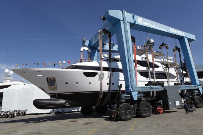 BENETTI Crystal 140 superyacht EQUUS at launch