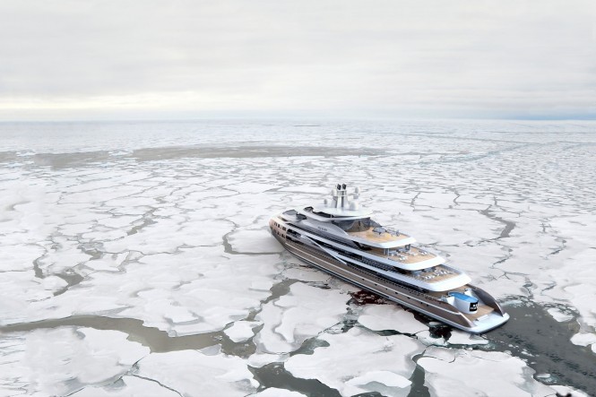 Luxury motor yacht SEA HAWK project – Image Credit to Patrick Kelley