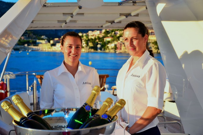 Professional service aboard ANTISAN