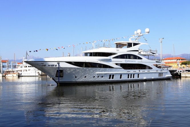Superyacht DOMANI launched