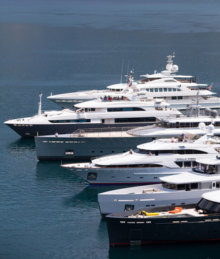 The photoshoot captures the Parade of Sail