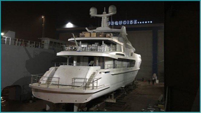 Turquoise New 47m NB60 under construction