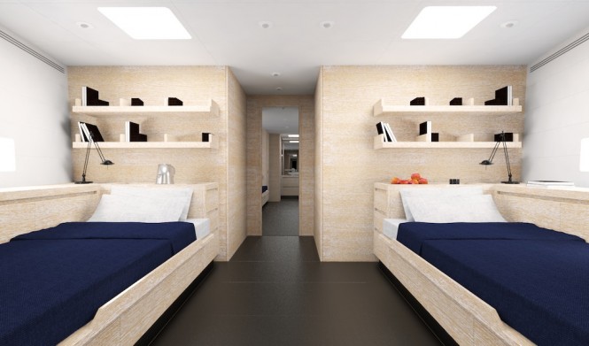 Wally110 Owners suite rendering