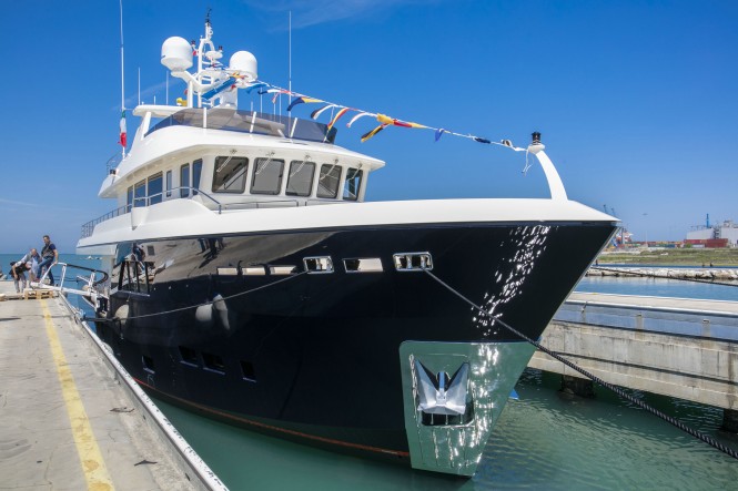 BABBO superyacht at launch