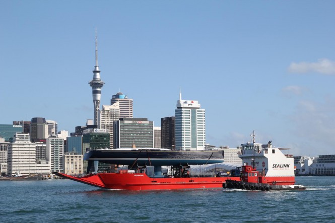 CYGNUS MONTANUS in Auckland being transported for launch