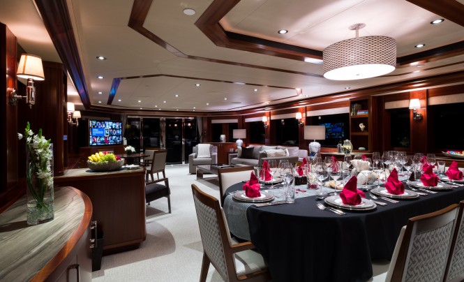 Elegant Dining and Saloon for any occasion aboard W by Westport