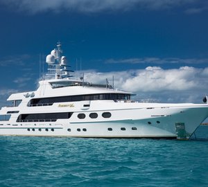 Beautiful 50m Christensen Charter Yacht REMEMBER WHEN Special Weekly Offer in the Bahamas