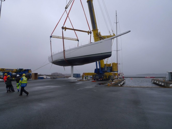 Sailing Yacht HIGHLAND FLING 15 at launch