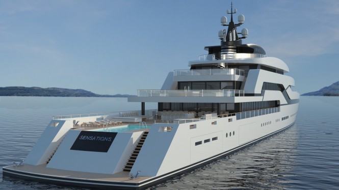 Sensations II aft view