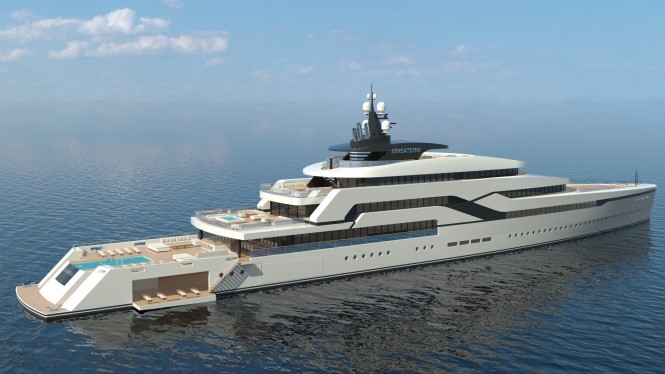 Sensations II mega yacht concept