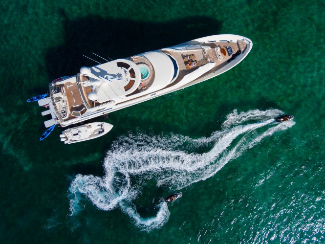W available for luxury yacht charter in the Bahamas