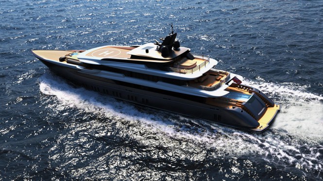 Ferrari Franchi aluminium superyacht F60