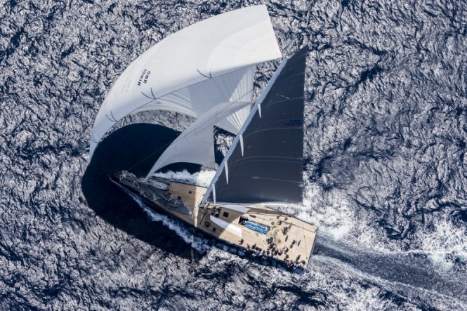 Magic Carpet Cubed, Loro Piana Superyacht Regatta 2016. Photo Carlo Borlenghi