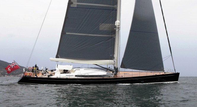 Perini Navi 38m luxury sail yacht DAHLAKK
