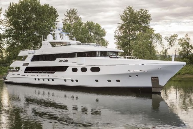 50m luxury yacht SILVER LINING. Photo © Stephen Cridland