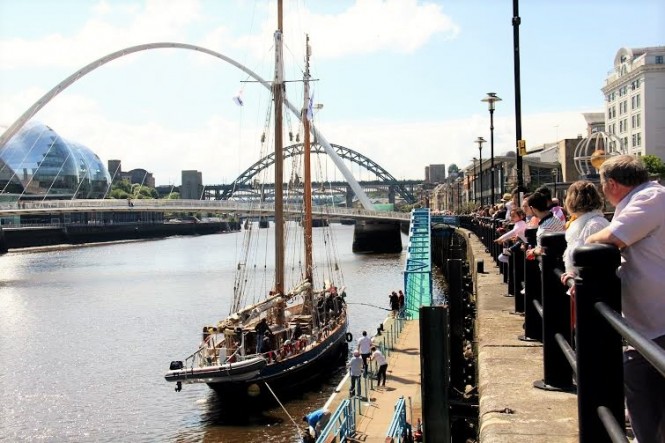 The Turn to Starboard crew in Newcastle