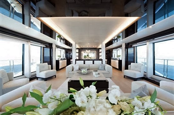 Luxury yacht JACOZAMI - Saloon