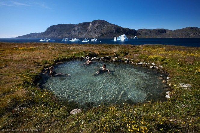 The Uunartoq hot springs is a favourite with locals and visitors.