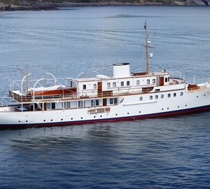 Historical motor yacht Malahne open for charter