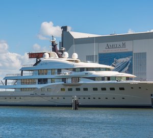 AMELS is on the up and up - launch of massive 83-metre yacht HERE COMES THE SUN