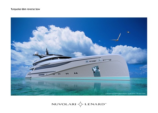 66m/217ft motor yacht concept design from Nuvolari Lenard