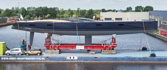Sailing Yacht Missy before launch - by Vitters
