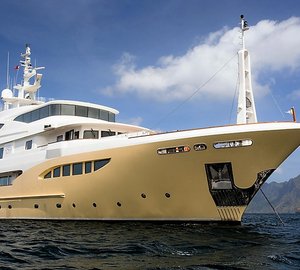 Charter superyacht Jade 959 in the Mediterranean this summer