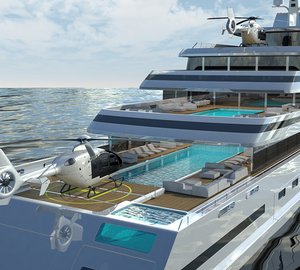 Amazing Glass Yacht the 110m HALYCON by New York Designer