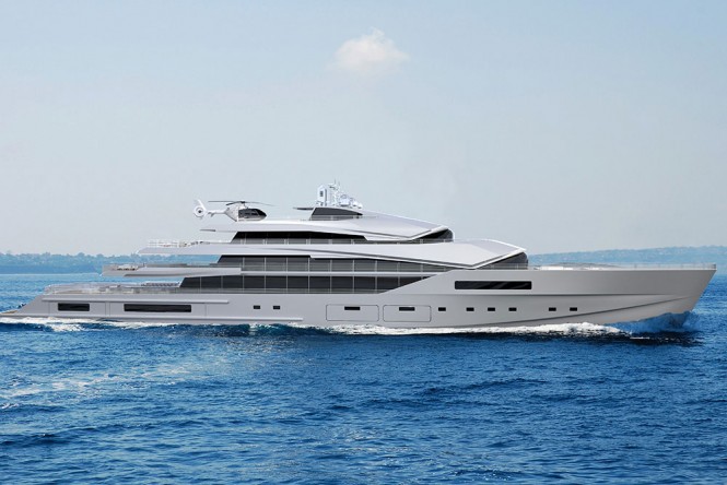 90 m superyacht design
