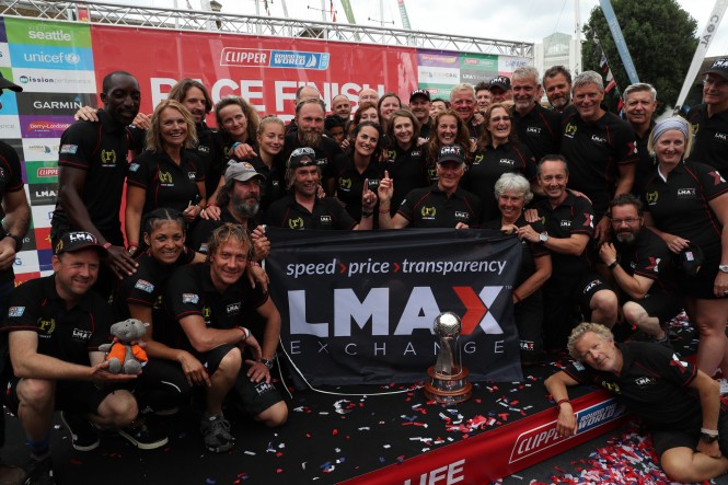 The LMAX Crew celebrate their victory