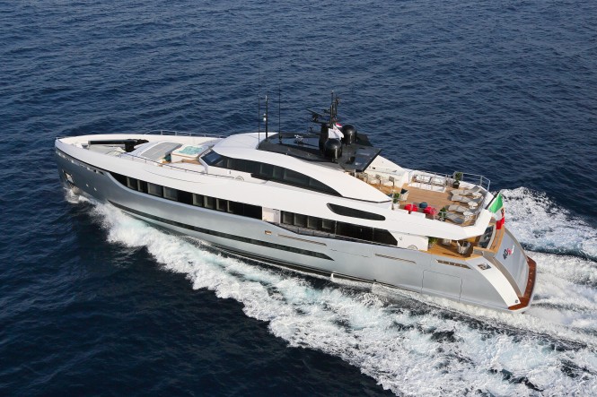 Columbus Eleonora III Sport Hybrid 40m Yacht - At Sea