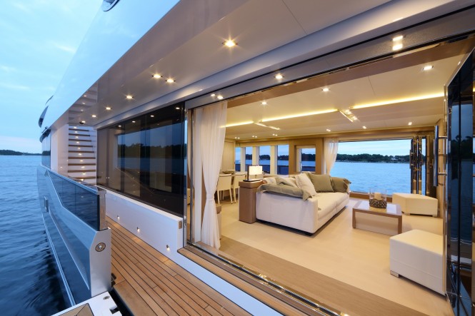Columbus Eleonora III Sport Hybrid 40m Yacht - Side Deck