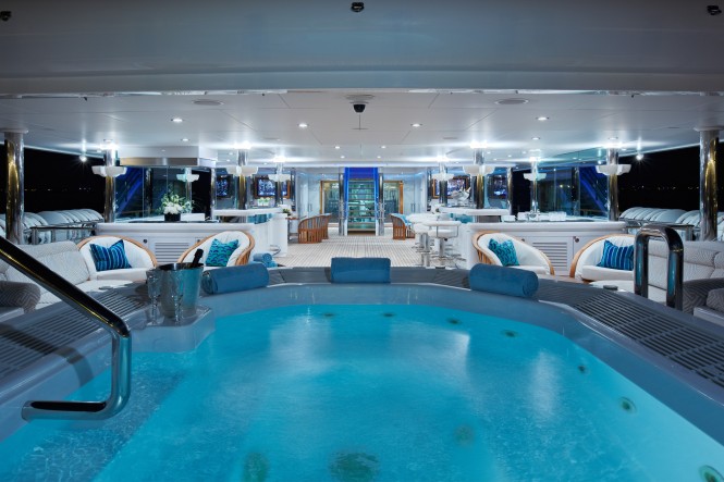 Superyacht PEGASUS V (ex PRINCESS MARIANA) -  Swimming Pool