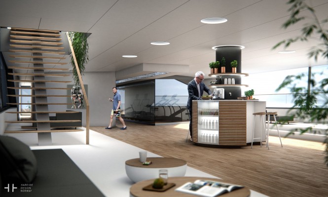 Hareide 108 m hybrid Mega Yacht Concept 9