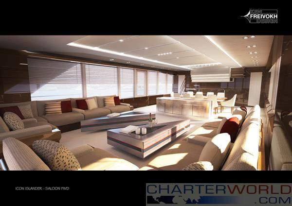 ICON ISLANDER YACHT 28 m Interior 2